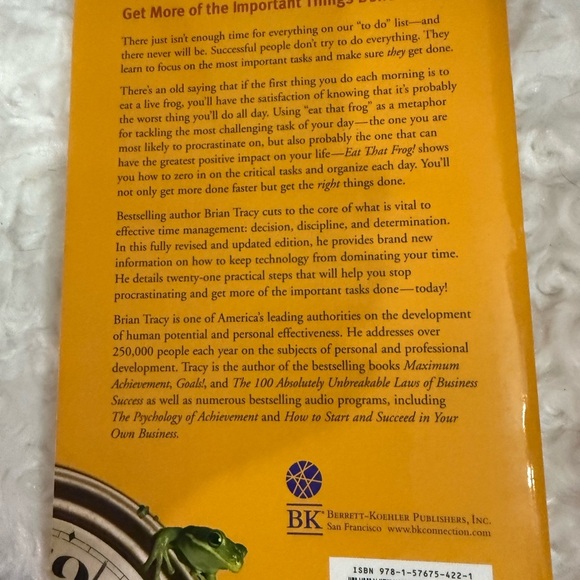 Eat That Frog! Book by Brian Tracy - Picture 2 of 2